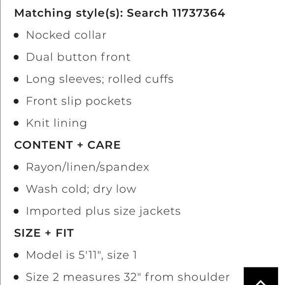 🆕 NWT Torrid Linen Blend Striped Blazer - Picture 7 of 7